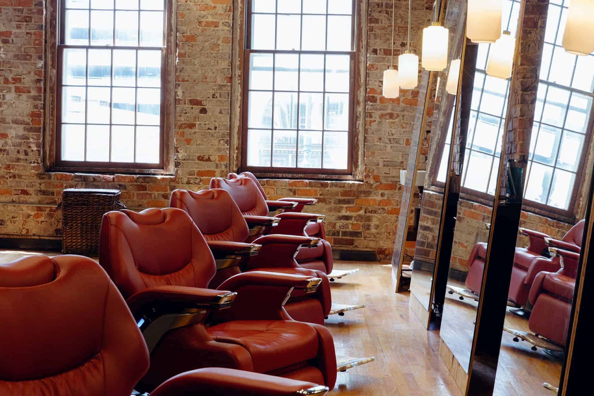 Emerson Joseph’s Uptown Charlotte men’s grooming shop interior